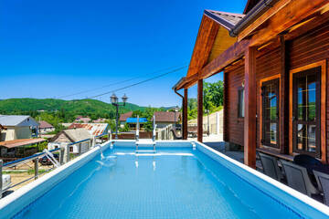 Коттедж с собственным бассейном в Гостевом доме Димерчи